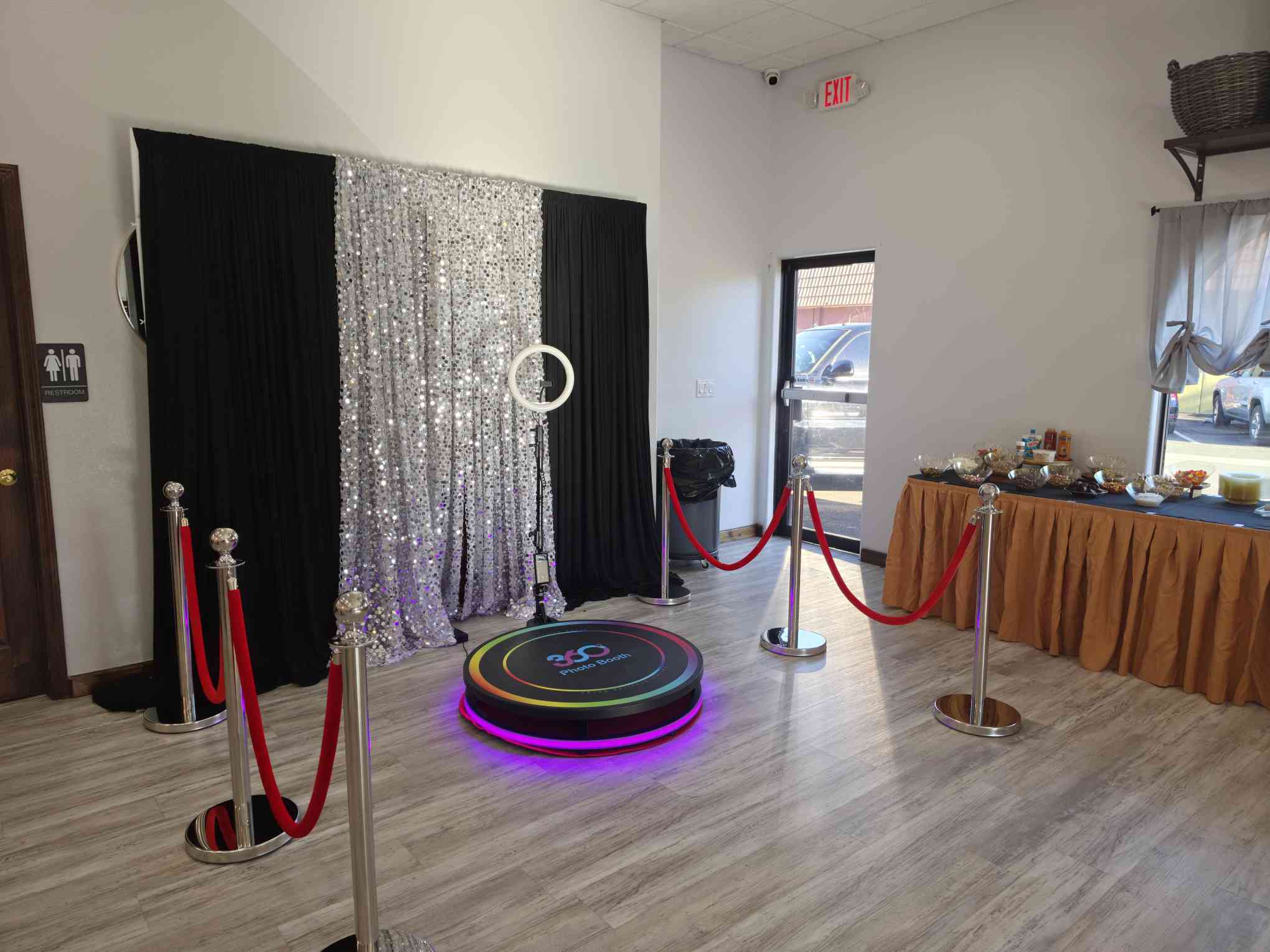 360 photo booth at Event Palace